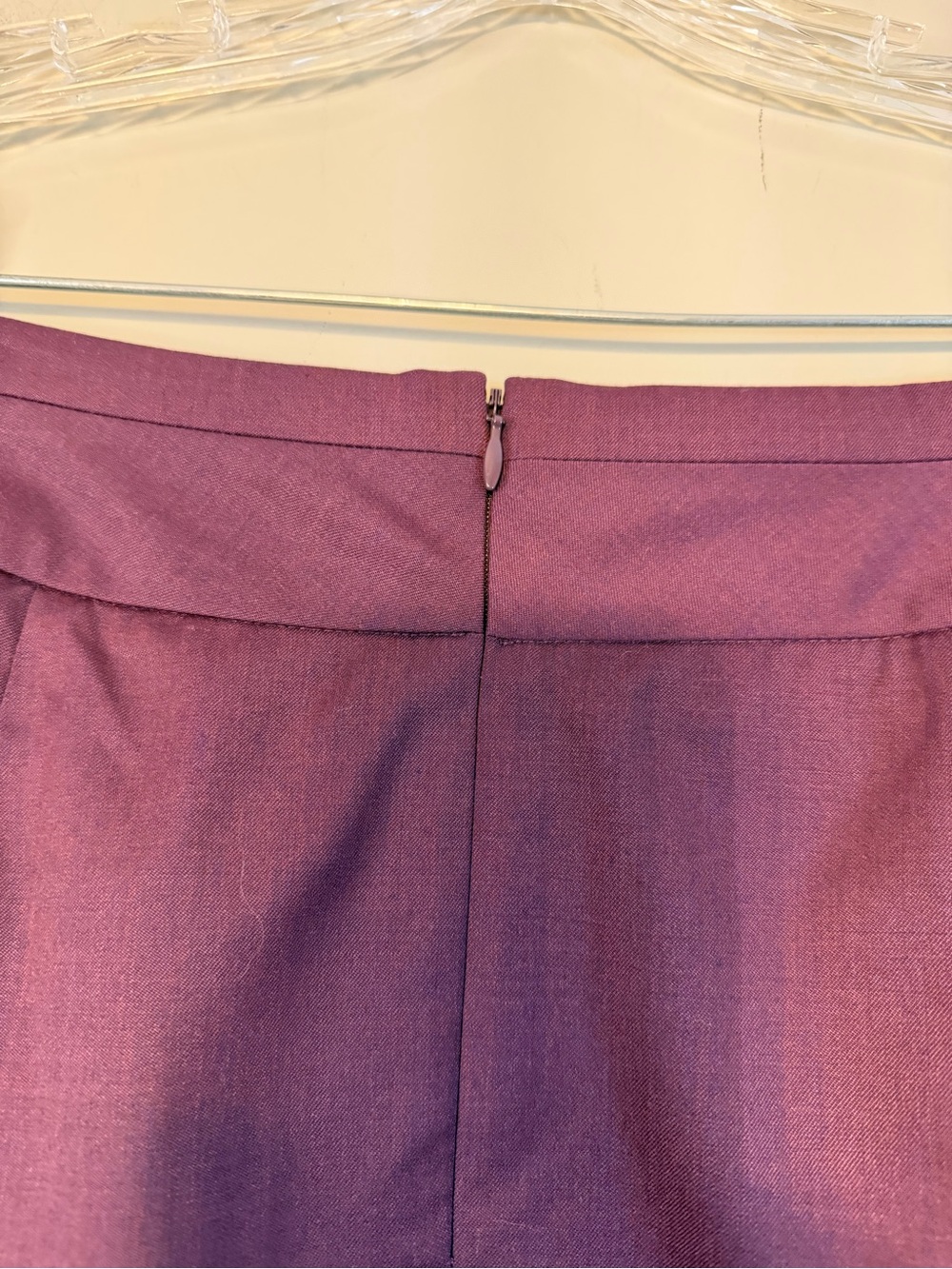 Pendleton Plum Pencil Skirt - Tailored Office Staple - Picture 3 of 8